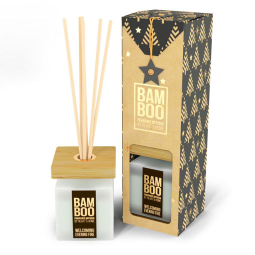 Picture of H&H - BAMBOO FRAGRANCE DIFFUSER WELCOMING EVENING FIRE